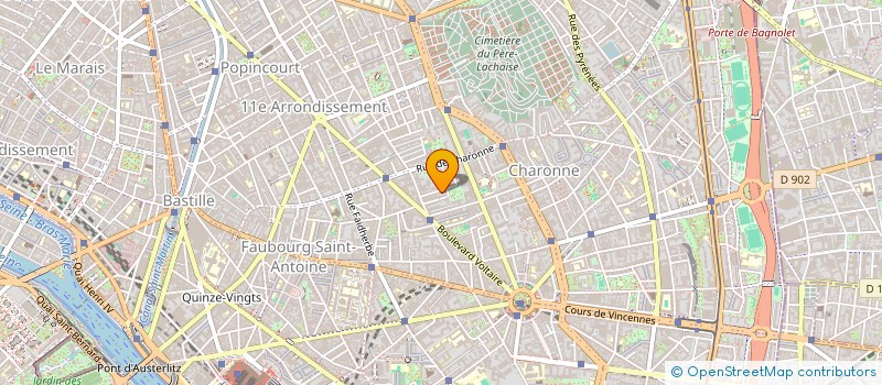 localisation de l'entreprise CORINNE ATLAN TAPIERO CONSEIL ET COMMUNICATION  PARIS