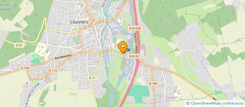 localisation de l'entreprise CORINNE BECOT INVESTISSEMENT à LOUVIERS