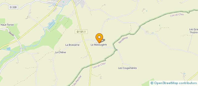 localisation de l'entreprise CORINNE BRICAIRE à LA BAZOCHE-GOUET