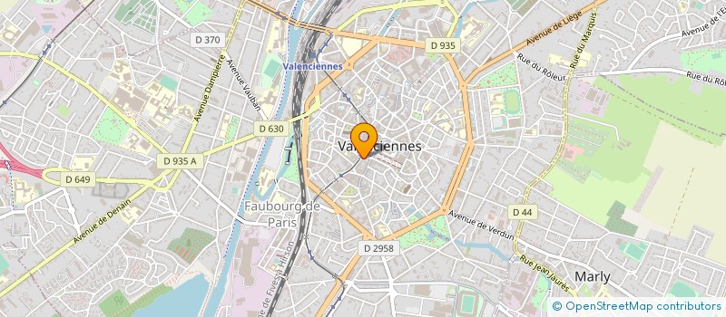 localisation de l'entreprise CORINNE CORBEAUX à VALENCIENNES