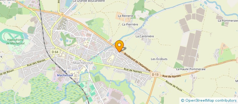 localisation de l'entreprise CORINNE DEGREZ MACHECOUL  MACHECOUL-SAINT-MEME