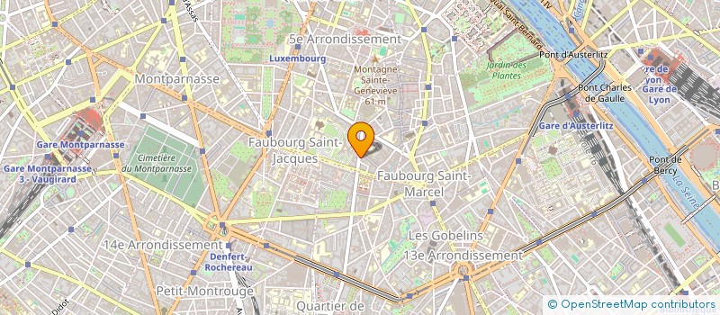 localisation de l'entreprise CORINNE DUMAS à PARIS