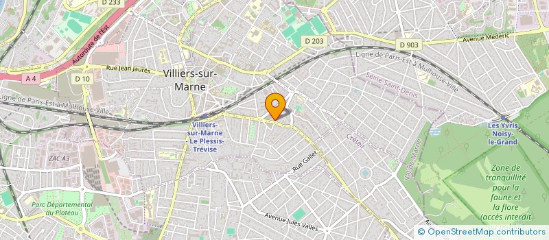 localisation de l'entreprise CORINNE ET ALAIN  VILLIERS-SUR-MARNE