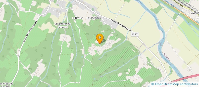 localisation de l'entreprise CORINNE ET PAUL GILLET  POUILLE