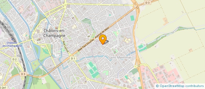 localisation de l'entreprise CORINNE FLEURS  SAINT-MEMMIE