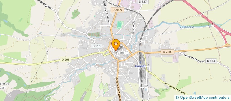 localisation de l'entreprise CORINNE MAURIN  JENZAT