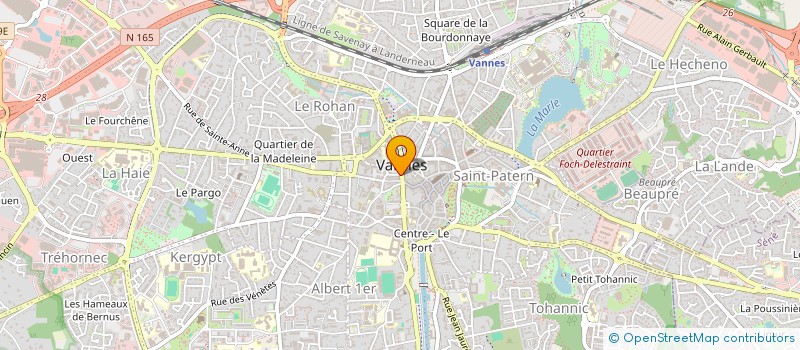 localisation de l'entreprise CORINNE MONTEL à VANNES