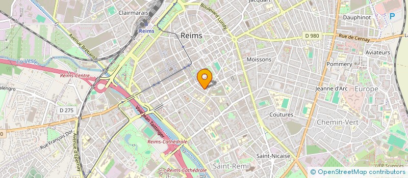 localisation de l'entreprise CORINNE THEVENET ASSOCIATION  REIMS