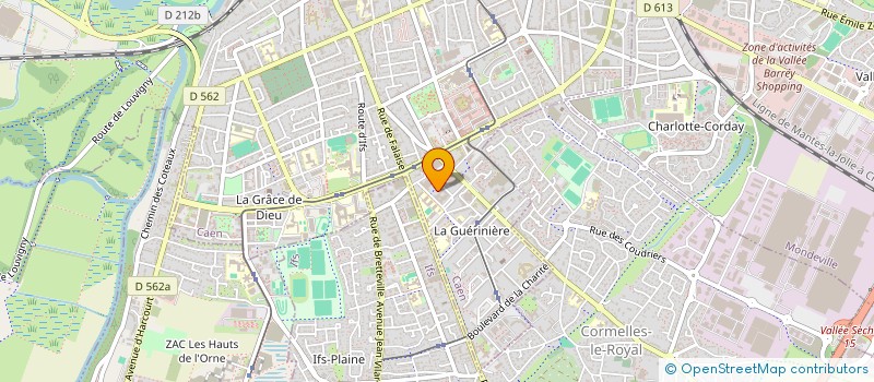 localisation de l'entreprise CORINTAX CONSULTING à CAEN