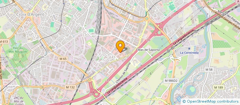 localisation de l'entreprise CORINVEST à MONTPELLIER