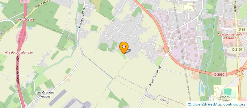 localisation de l'entreprise CORINVEST à VILLEMANDEUR