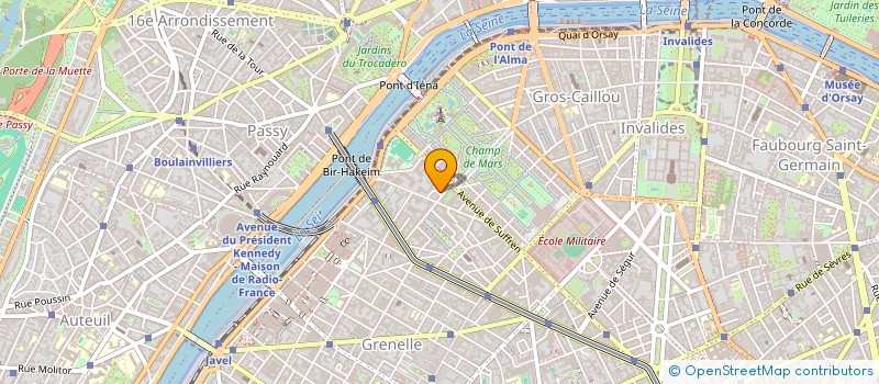 localisation de l'entreprise CORIOLIS SERVICE à NEUILLY-SUR-SEINE