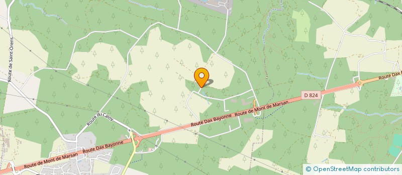 localisation de l'entreprise CORIPHRO  SAINT-PERDON