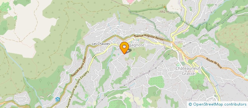 localisation de l'entreprise CORIS à GRASSE