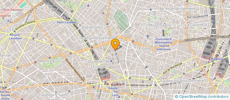 localisation de l'entreprise CORITEL à PARIS