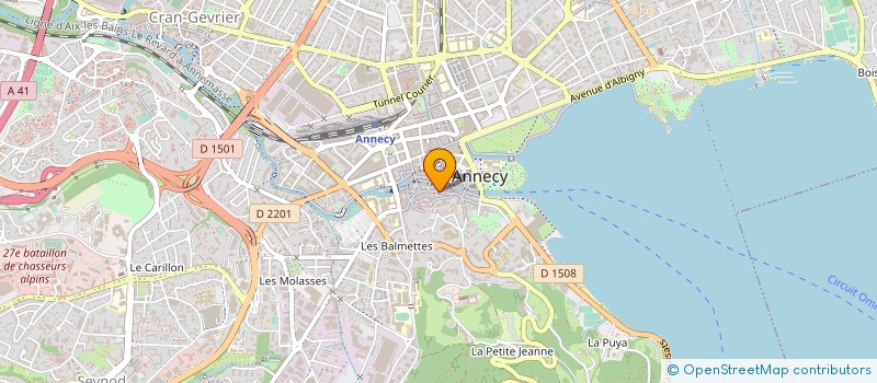 localisation de l'entreprise CORJO à ANNECY