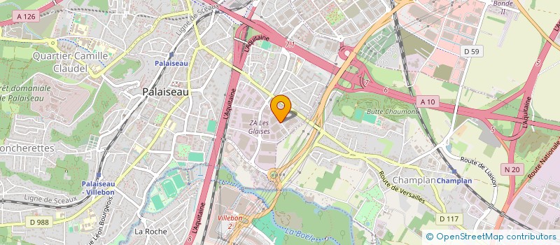 localisation de l'entreprise CORJON CONSEIL ENVIRONNEMENT à PALAISEAU