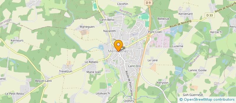 localisation de l'entreprise CORJOUNOU à KERVIGNAC