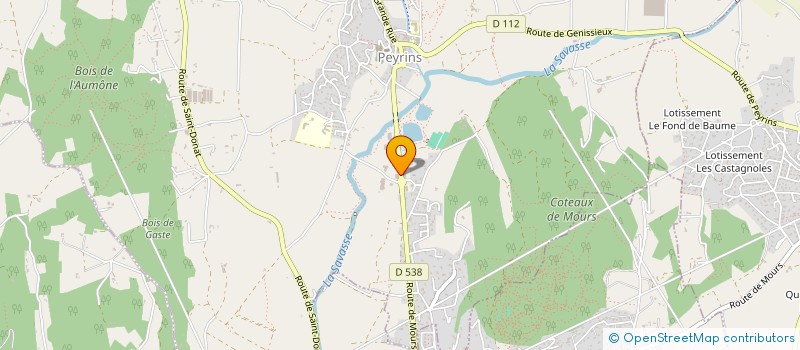 localisation de l'entreprise CORLEONE PEYRINS à PEYRINS