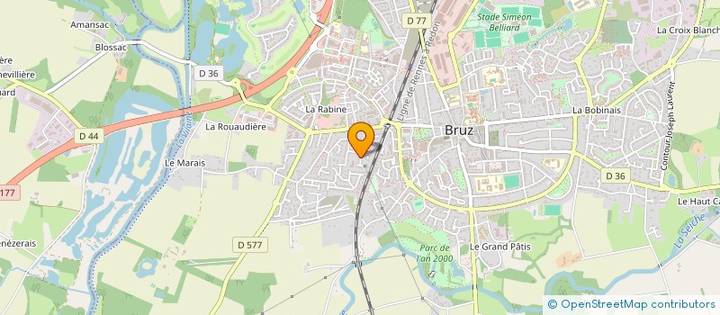 localisation de l'entreprise CORLER  BRUZ
