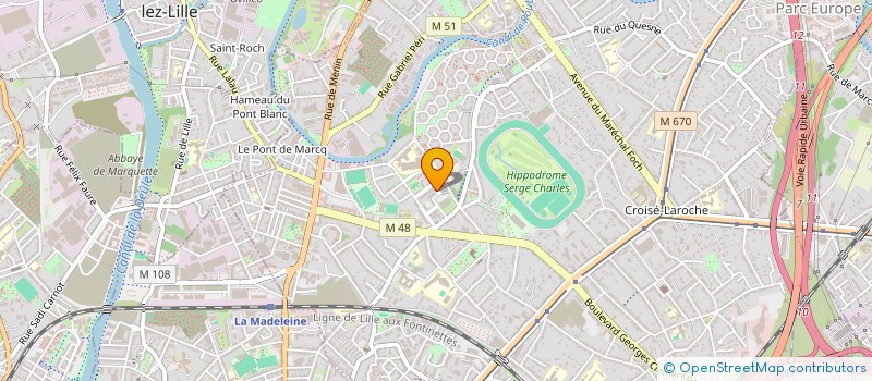 localisation de l'entreprise CORLI GROUP à MARCQ-EN-BARŒUL