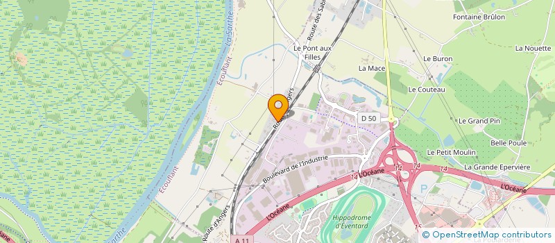 localisation de l'entreprise CORLIA  ECOUFLANT