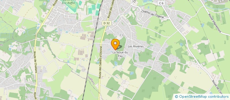 localisation de l'entreprise CORLIA INVEST à CHALLANS
