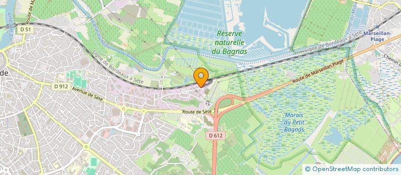 localisation de l'entreprise CORLINTES  AGDE