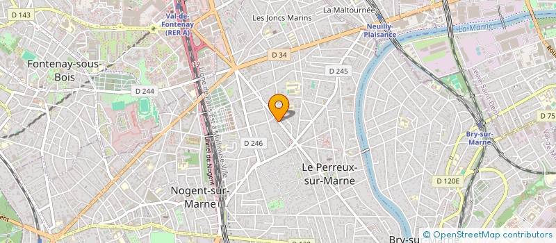 localisation de l'entreprise CORLIS  LE PERREUX-SUR-MARNE