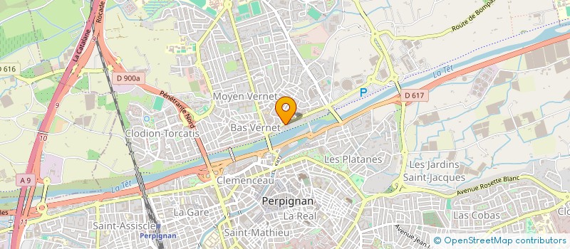 localisation de l'entreprise CORLO à PERPIGNAN