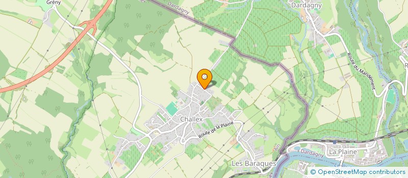localisation de l'entreprise CORMAGNIN à CHALLEX