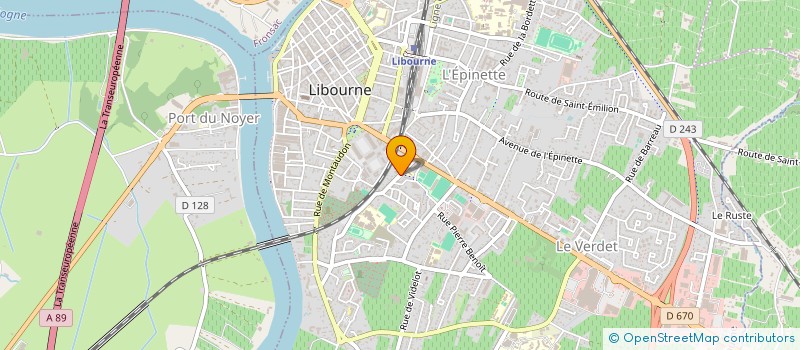 localisation de l'entreprise CORMASOL  LIBOURNE