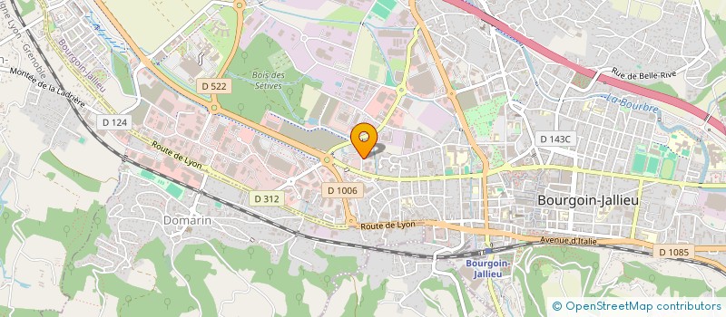 localisation de l'entreprise CORMEDICA à BOURGOIN-JALLIEU