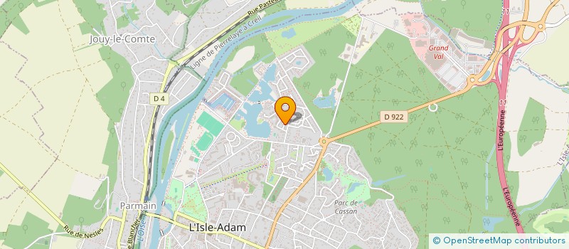 localisation de l'entreprise CORMELIOR  L'ISLE-ADAM