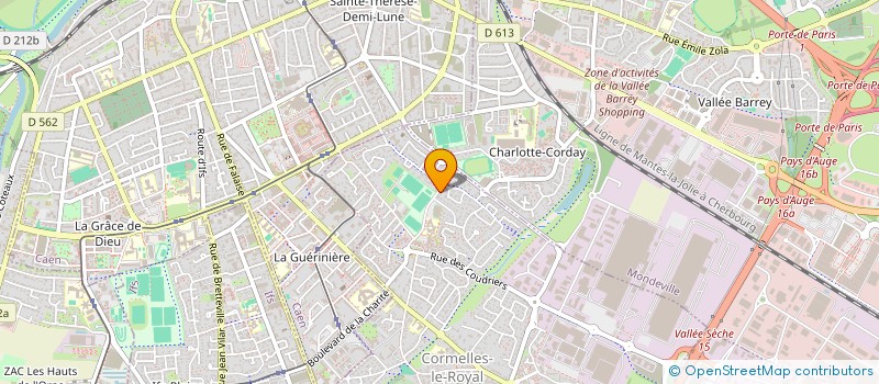 localisation de l'entreprise CORMELLES JUDO  CORMELLES-LE-ROYAL