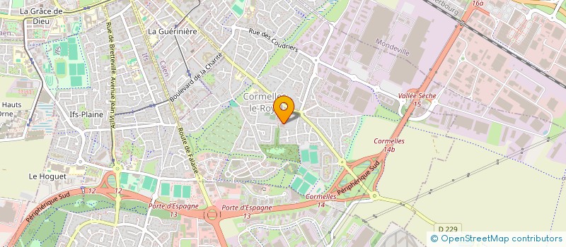 localisation de l'entreprise CORMELLES LOISIRS VOLLEY BALL  CORMELLES-LE-ROYAL