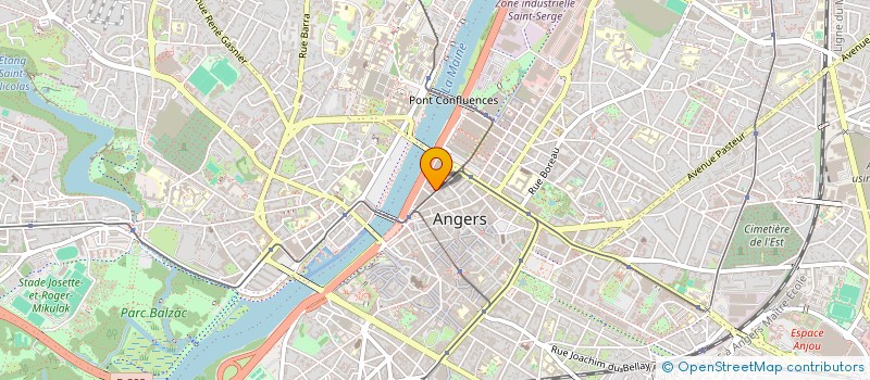 localisation de l'entreprise CORMERY à ANGERS