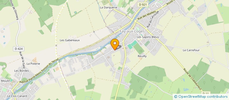 localisation de l'entreprise CORMIC  FAY-AUX-LOGES