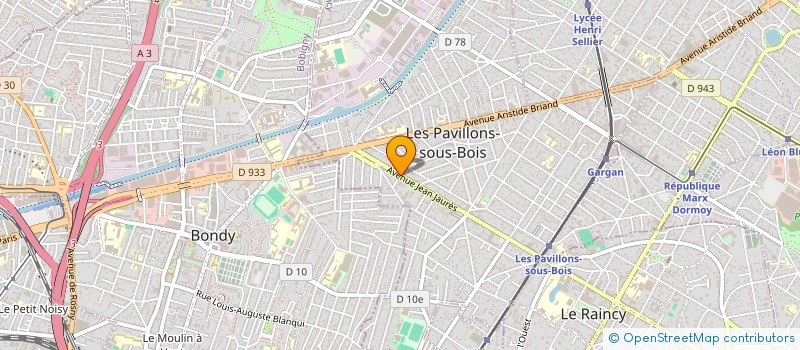 localisation de l'entreprise CORMIER ALMA à LES PAVILLONS-SOUS-BOIS