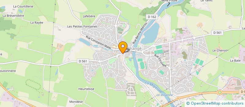 localisation de l'entreprise CORMIER CONSEILS COURTAGE SASU  CHANGE