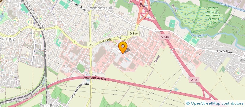 localisation de l'entreprise CORMONTSEC à CORMONTREUIL
