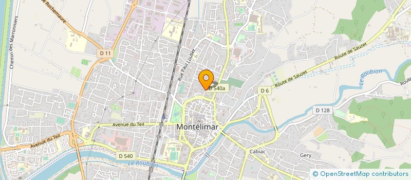 localisation de l'entreprise CORMOR  MONTELIMAR