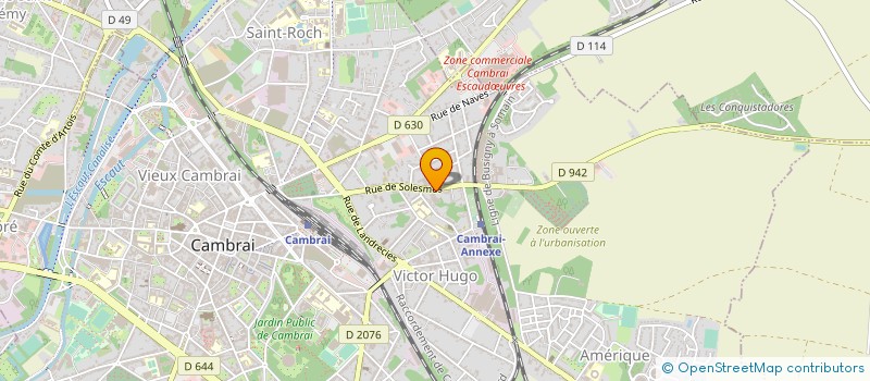 localisation de l'entreprise CORMORAN à CAMBRAI