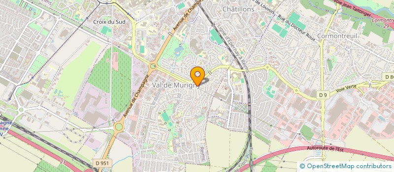 localisation de l'entreprise CORMORANT  REIMS