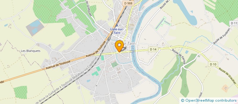 localisation de l'entreprise CORNAC à LISLE-SUR-TARN