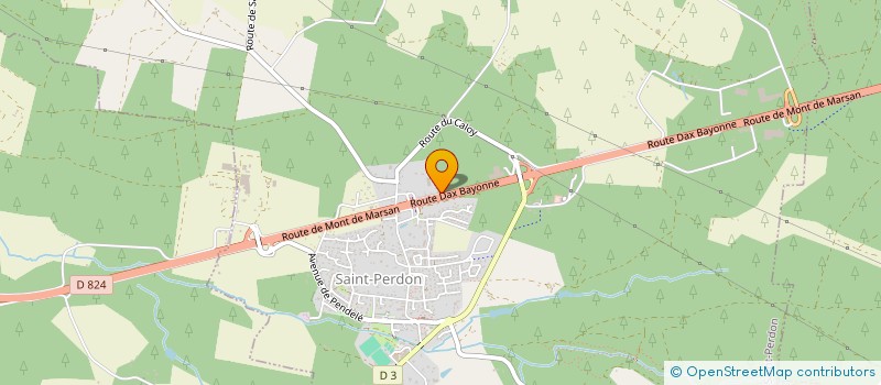 localisation de l'entreprise CORNAGGIA  SAINT-PERDON