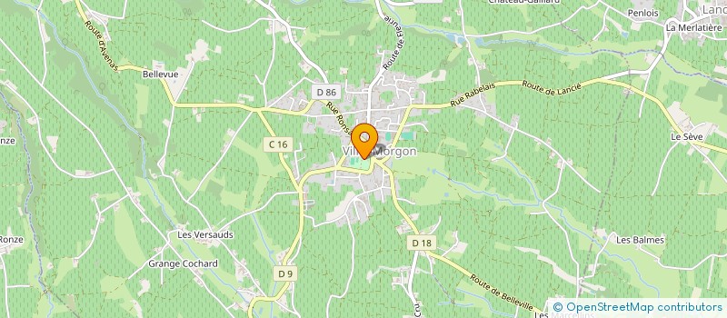localisation de l'entreprise CORNALINE à VILLIE MORGON