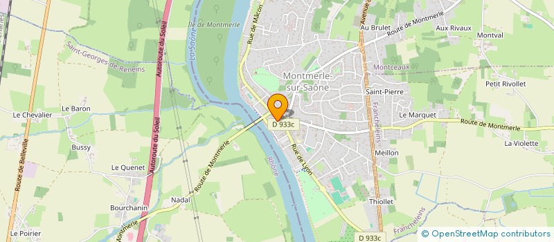 localisation de l'entreprise CORNALINE  MONTCEAUX