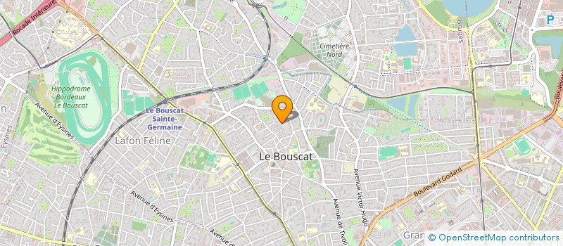 localisation de l'entreprise CORNALINE  LE BOUSCAT