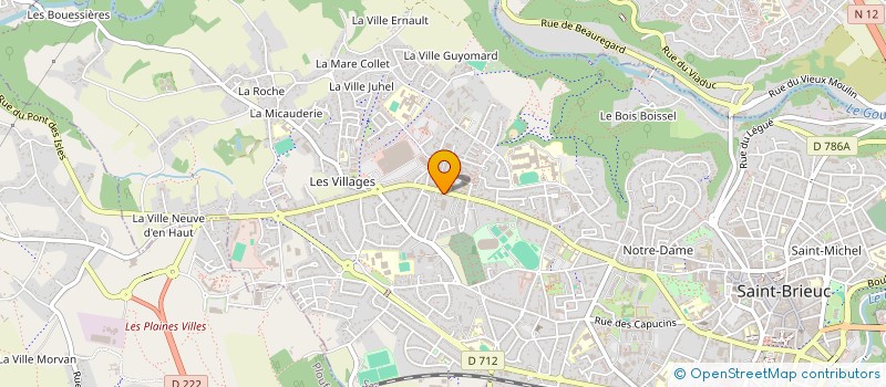 localisation de l'entreprise CORNALINE à SAINT-BRIEUC